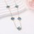 Clover Necklace Sky Blue