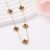 Clover Necklace Brown