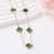 Clover Necklace Green