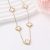 Clover Necklace White